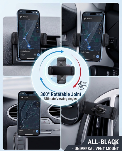 Universal air vent car phone mount