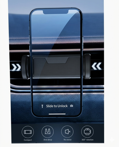 Universal air vent car phone mount